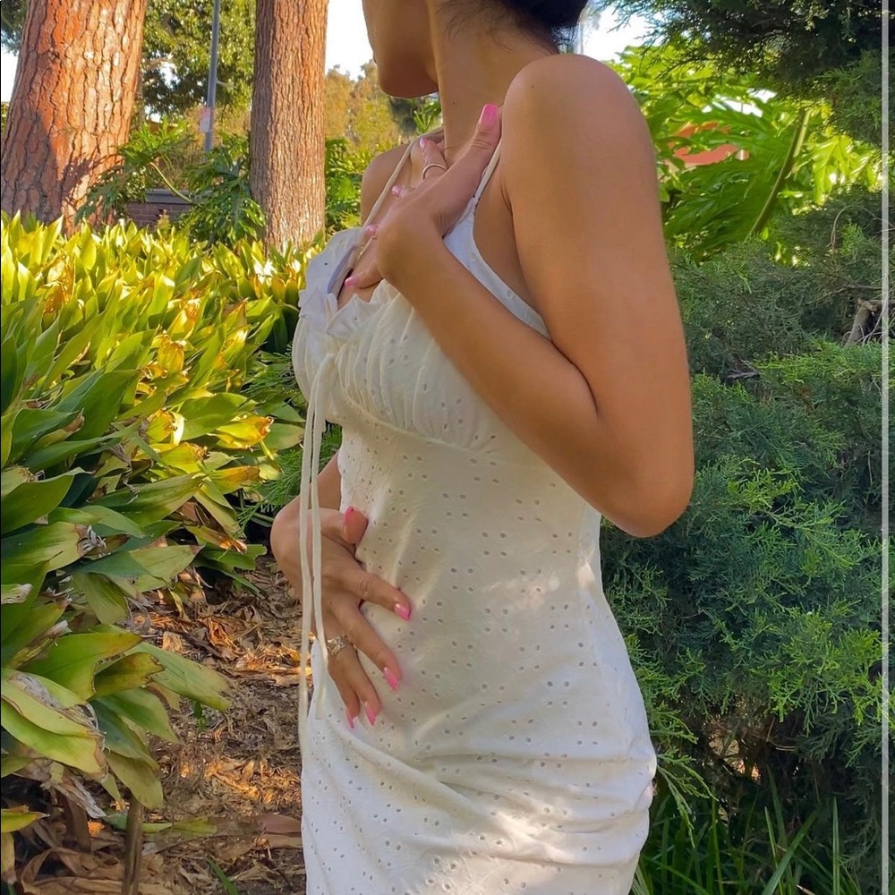 White short dress